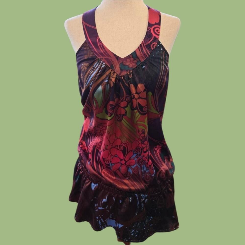 Y2k charlotte russe halter tunic